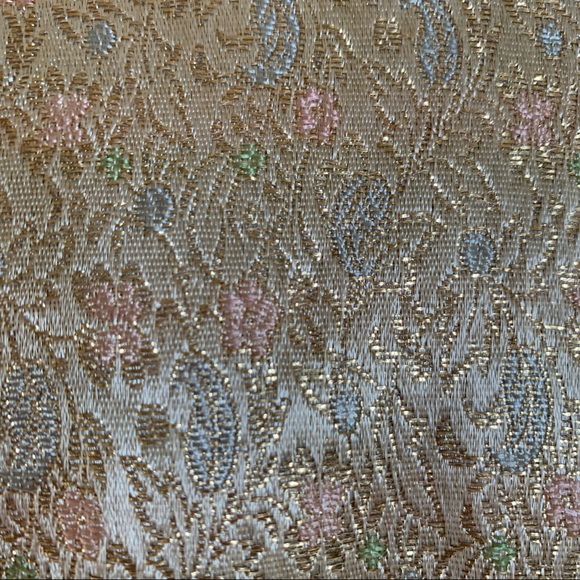 Vintage Bolero Jacket Gold Brocade size Large (-ish?) - Picture 7 of 9